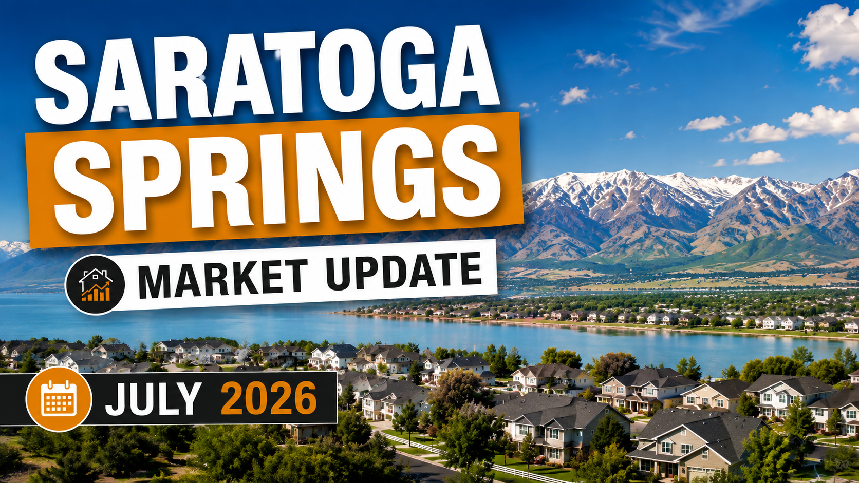 Saratoga Springs Utah home sales July 2026 market report by neighborhood
