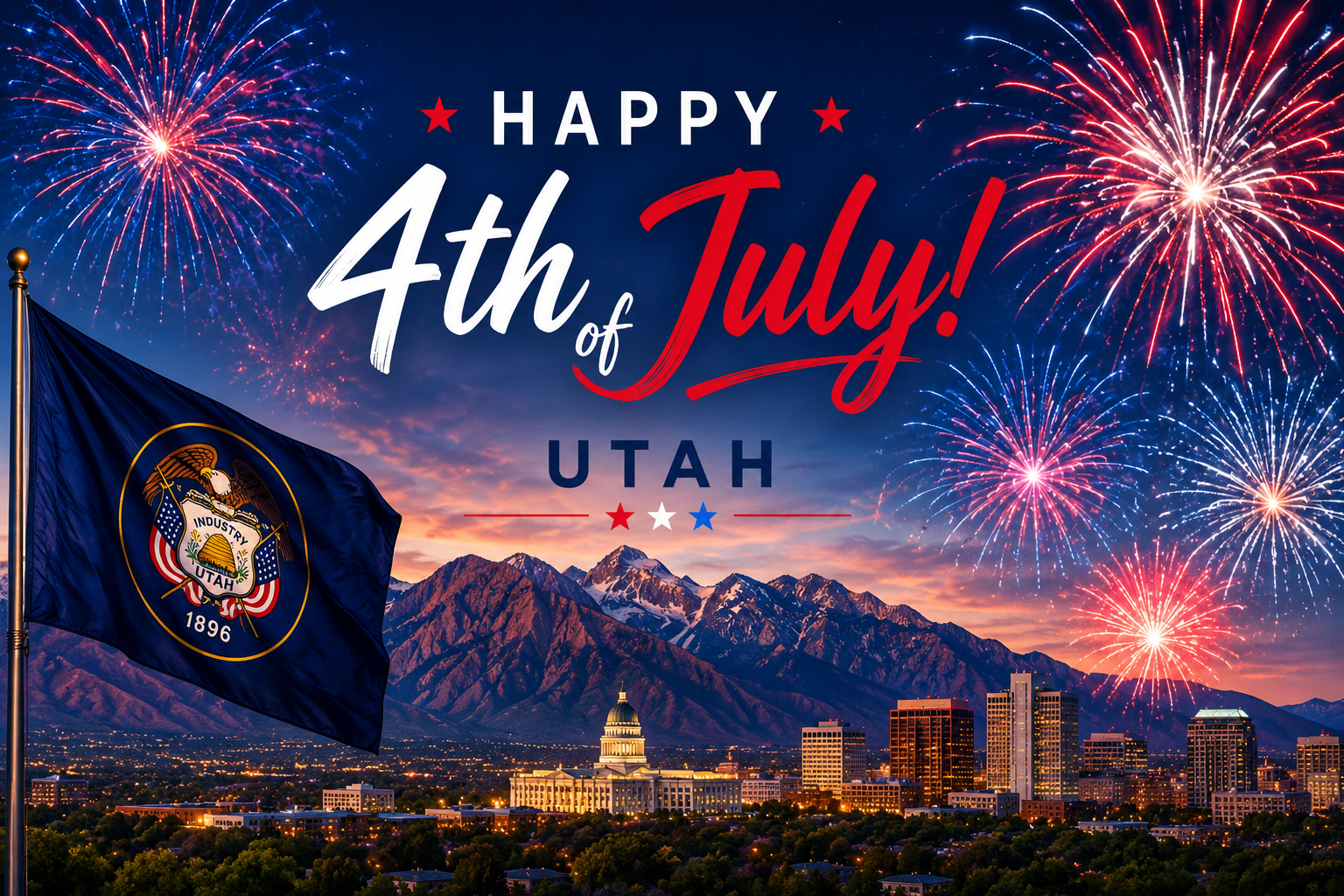 Fourth of July 2026 Utah County fireworks Eagle Mountain Saratoga Springs Lehi Provo events guide