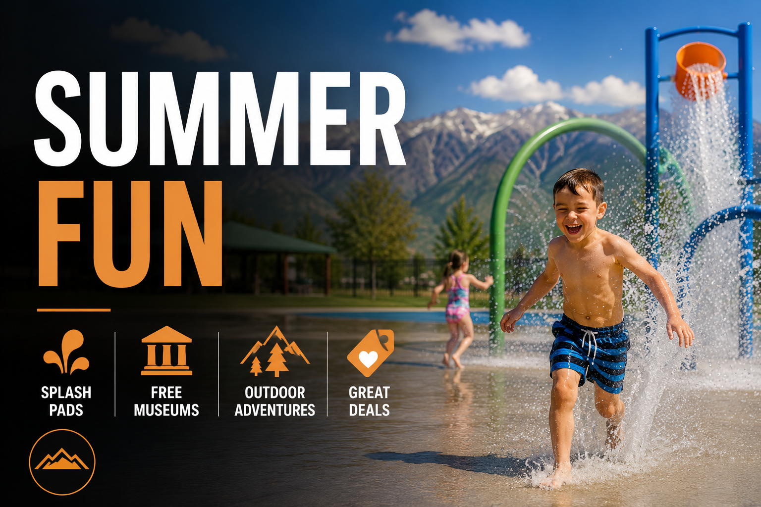 free things to do kids families Utah County summer 2026 Eagle Mountain Saratoga Springs Lehi splash pads parks