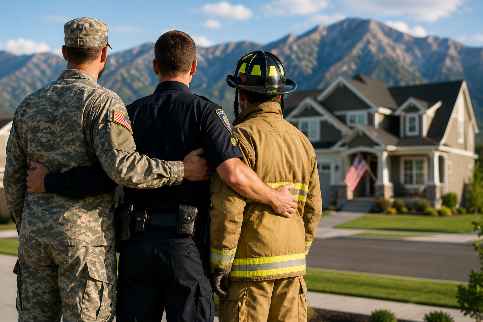 home buying programs veterans first responders law enforcement Utah County 2026 VA loan Good Neighbor