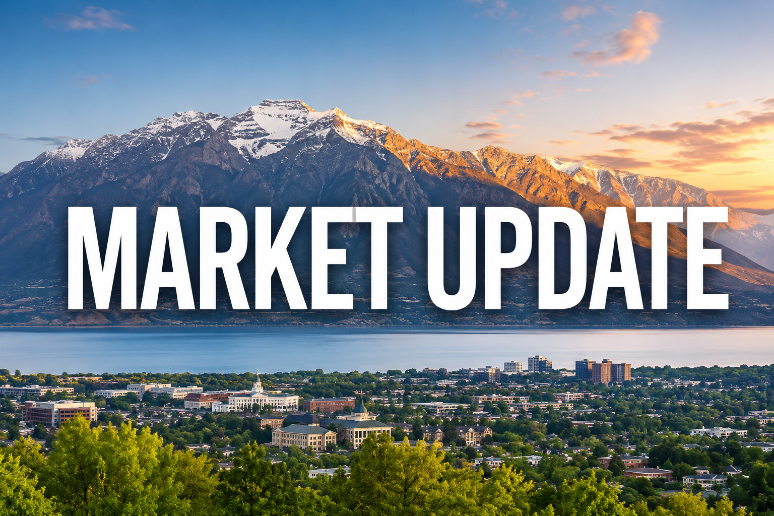 Utah County real estate market update June 2026 home sales by city data